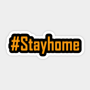 Stay Home hashtags Sticker